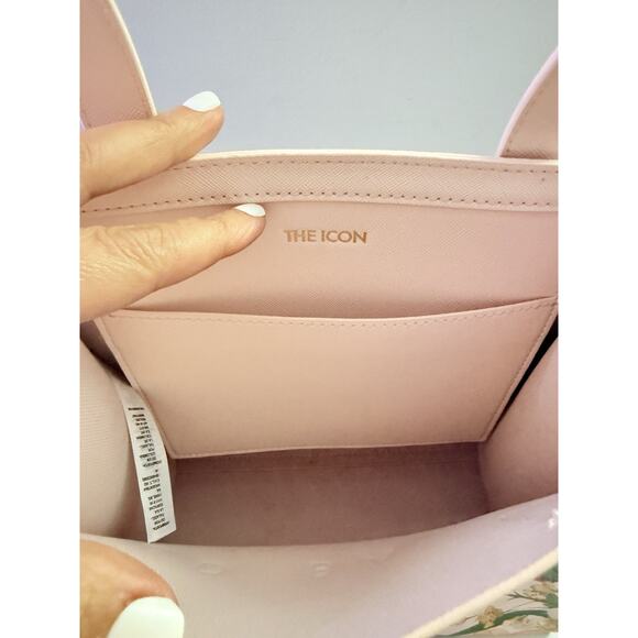 Ted Baker London Icon Bag Floral Tote Pink Multicolor Polyester Shopper - Picture 8 of 8